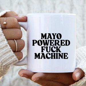 Mayo Addict Mayonnaise Lover Mug, Gifts, Funny Coffee Cup, Men Women, Him Her
