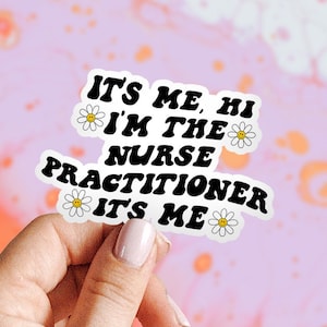Nurse practitioner NP Graduation Sticker, Gifts, Kiss Cut, For Laptop, Funny Vinyl Sticker, Women Men, Him Her