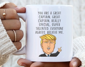 Boat Captain Gifts, Captain Coffee Mug, Captain Cup, Captain Birthday Gifts for Men and Women