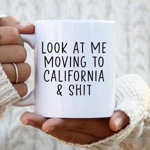 Verhuizen naar Californië Cadeaus, Verhuizen naar Californië Koffiemok, Verhuizen naar Californië Cup, Verhuizen naar Californië Verjaardagscadeaus voor mannen en vrouwen afbeelding 1