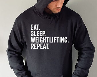 Weightlifting Hoodie - Etsy