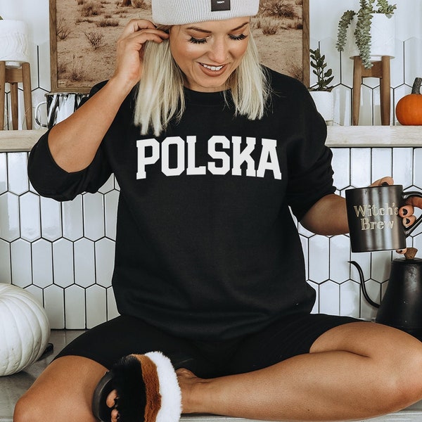 Polska Polonia Sudadera polaca local para mudarse, camisa de suéter divertida, regalos de cumpleaños para hombres y mujeres