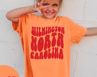 Wilmington North Carolina NC Youth Tee, Kids Gifts, Kids Shirt, Kids Tshirt, Youth Shirt, Boys Tee, Girls Tee