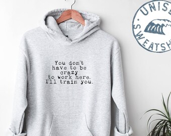 Coworker Staff Trainer Work Wife Work Bestie Hoodie, lustiges Kapuzen-Sweatshirt, Geburtstagsgeschenk für Männer und Frauen