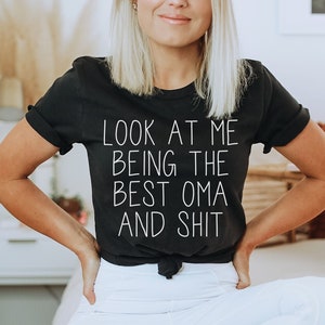 Oma Geschenke, Oma Shirt, Oma Tshirt, Oma Geburtstagsgeschenke für Männer und Frauen