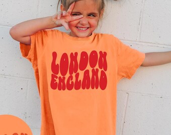 London England UK United Kingdom Youth Tee, Kids Gifts, Kids Shirt, Kids Tshirt, Youth Shirt, Boys Tee, Girls Tee