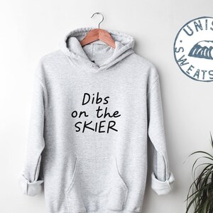 Skiing Skier Ski Wife Girlfriend Husband Boyfriend Hoodie, Funny Hooded Sweatshirt, Birthday Gifts for Men and Women