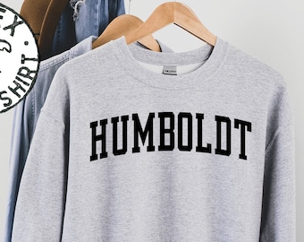 Humboldt Sweatshirt, Geschenken, Grappige Crewneck, Sweatershirt, Jumper, Mannen Vrouwen, Hem Haar
