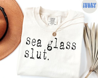 Sea Glass Shirt, Sea Glass Tees, Sea Glass Gifts, Sea Glass Tshirts, Funny Sea Glass Shirts, Beach Combing Shirts