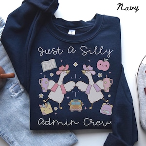 Admin Team Sweatshirt, Teacher Sweatshirt, Administration Crewneck, Back to School Tee, Office Department Gifts, Crew, Squad