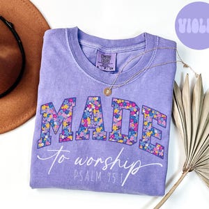 Comfort Colors Christian Shirt, Bible Verse T-Shirt, Jesus Tee, Faith Based Gift, Religious, Inspiring Quote, Inspirational Scripture, Women