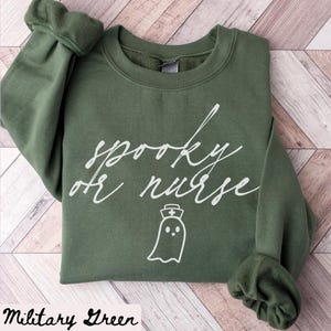 OR Nurse Sweatshirt, Halloween Operating Room Nurse Shirt, Surgical Nurse Crewneck, SICU Appreciation Gift, Nursing Grad Medical Team