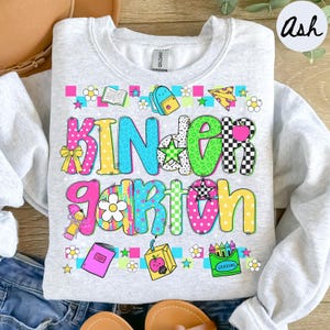Kindergarten Team Sweatshirt, Lehrer Rundhals, Kindergarten Team Rundhals, Back to School T-Shirt, Kindergarten Abteilung Geschenke, Kader