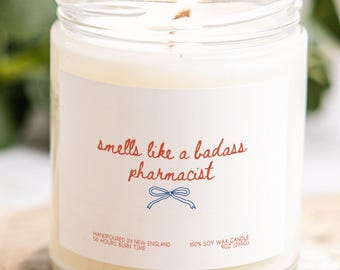 Pharmacist Graduation Gifts, Pharmacy Tech Candle, Funny Pharmacy Student, Appreciation
