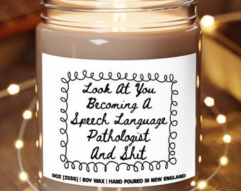 Roligt SLP-ljus, present till logoped, logopedexamen, logoped