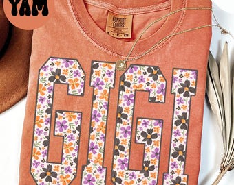 Gigi Comfort Colors Shirt, Halloween-Oma-Shirt, Neues Herbst-Oma-T-Shirt, Geister-T-Shirt, Herbstgeschenke