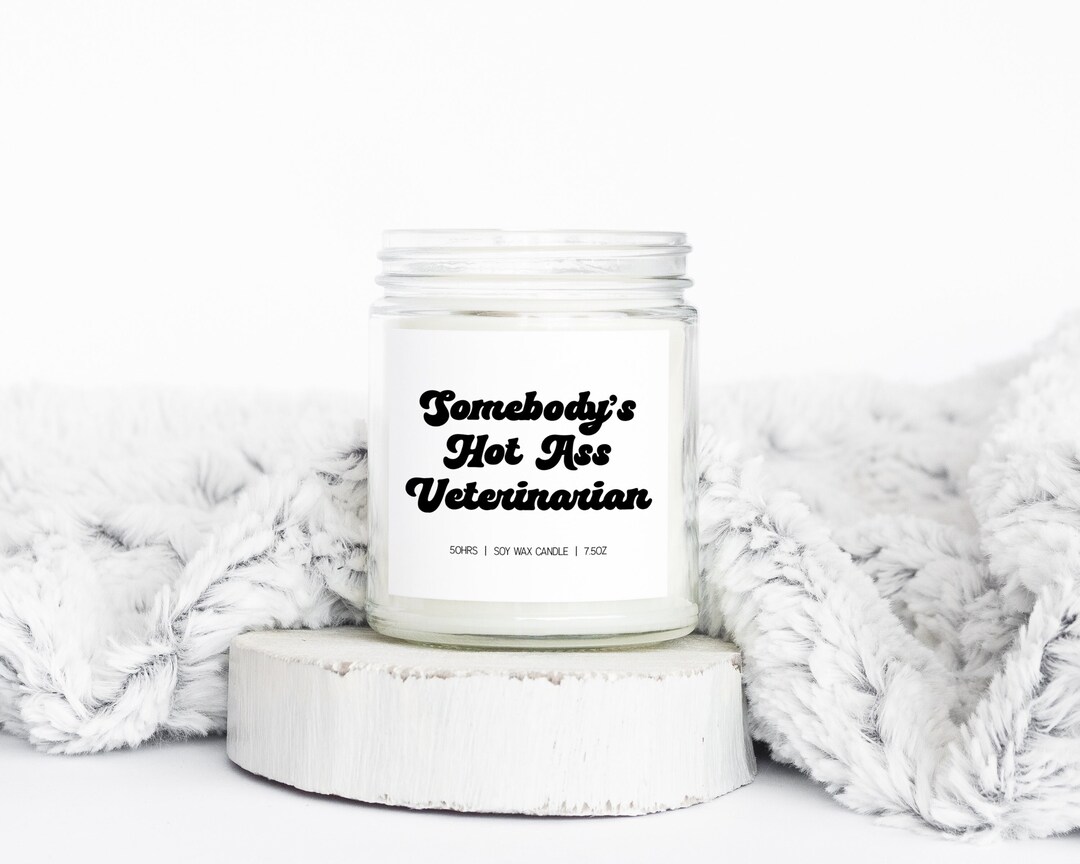 Veterinarian Veterinary Graduation Gifts, Funny Candle, Housewarming