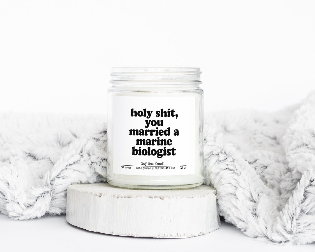 Marine Biologist Biology Wife Husband Engagement Wedding Bride Groom
