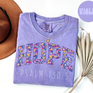 Comfort Colors Christian Shirt, Bible Verse T-Shirt, Jesus Tee, Faith Based Gift, Religious, Inspiring Quote, Inspirational Scripture, Women