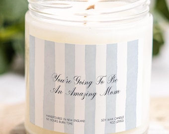 First Time Mom Gifts, Mom to Be Candle, New Mothers Day, Gifts for Expectant Mother, Pregnancy Gifts, Pregnant Mother Candle, New Mother