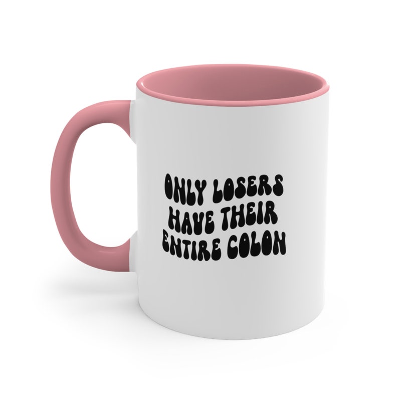 Mugg för kirurgi i tjocktarmscancer, presenter, kaffekoppsaccessoar, rolig, röd svart blå marinblå rosa handtag, kontorsinredning bild 7