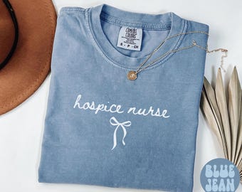 Komfort Farben Hospiz Krankenschwester Shirt, Hospiz Pflege T-Shirt, Krankenschwester TShirt, Krankenpflege Studenten T-Shirt, Hospiz Team, Abschlussfeier, Helfer