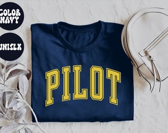 Pilot Shirt, Gifts, Tshirt, Tees, T-Shirt, Unisex, Funny