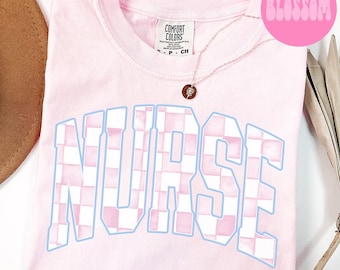 Comfort Colors Nurse Shirt, RN T-Shirt for Women, Registered Nurse life Tee, Nurse Practitioner Graduation, Nursing Team Shirts