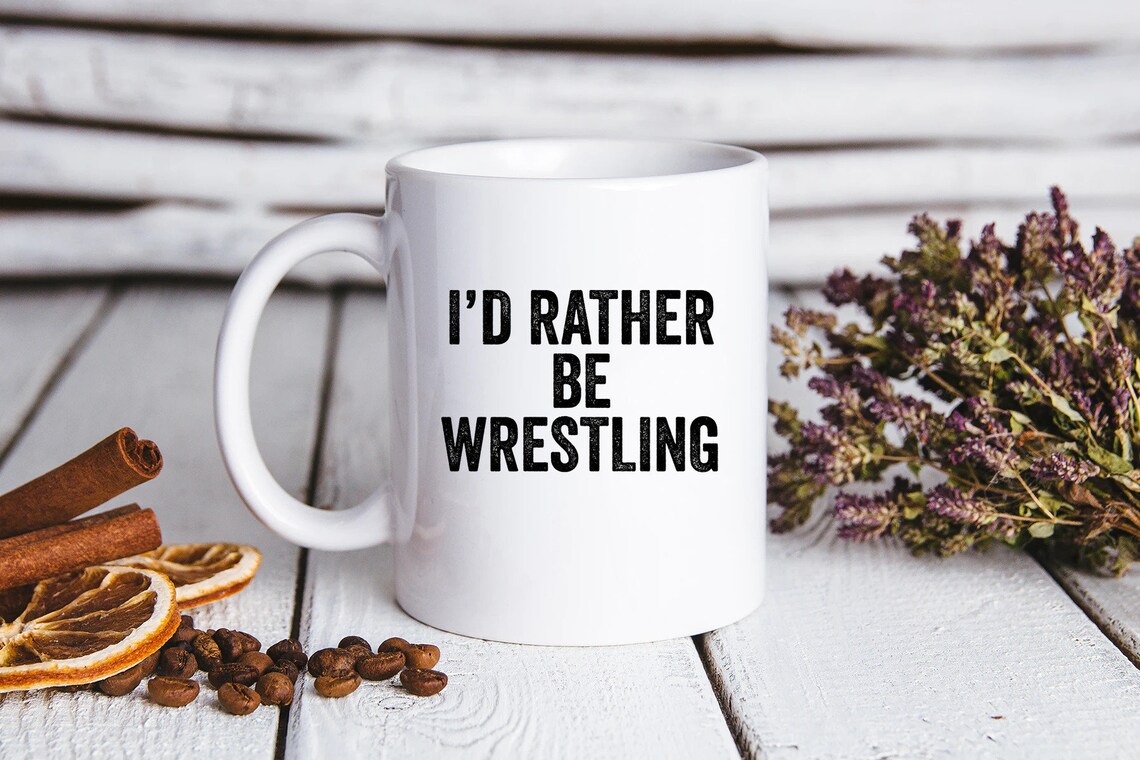 Wrestling Gifts Wrestling Coffee Mug Wrestling Cup Etsy