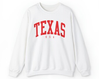Texas TX Sweatshirt, Gifts, Crewneck, Funny Sweater Shirt