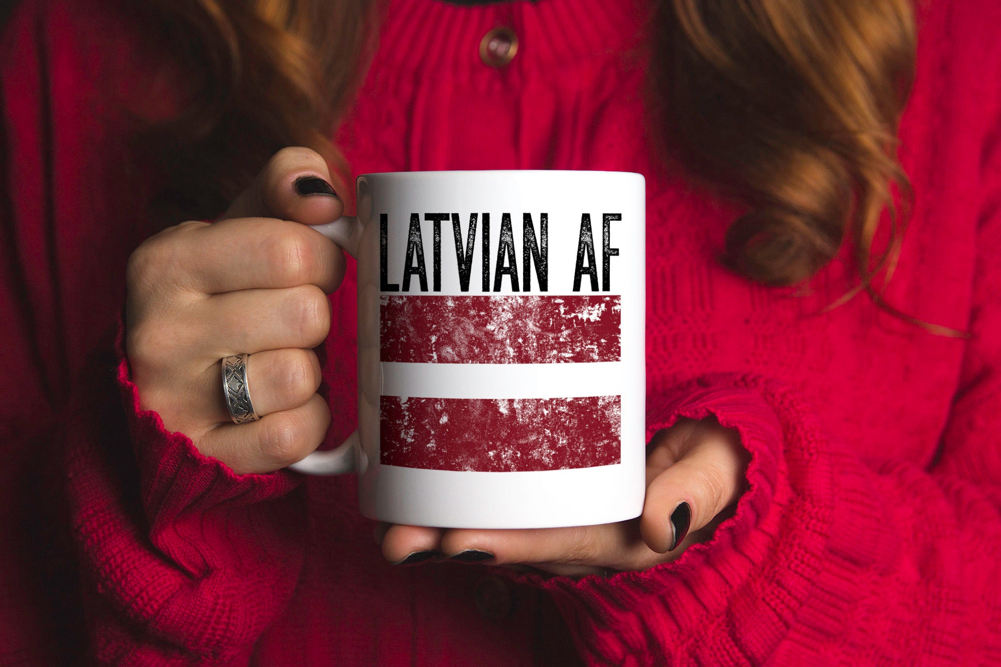 Latvian Mug Latvian Coffee Mug Latvia Gifts Latvian Gifts Etsy