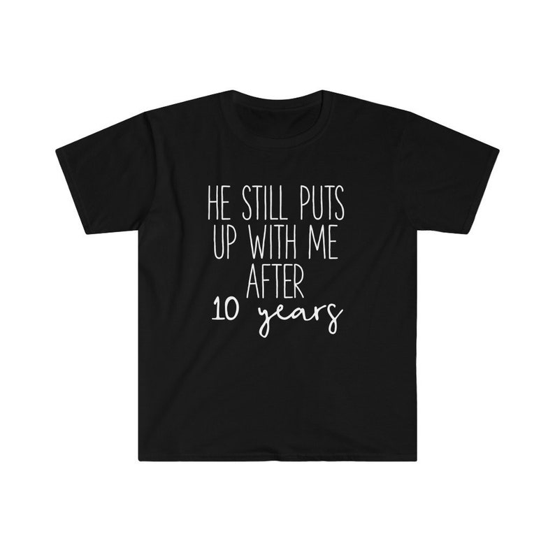 10 year wedding anniversary shirts