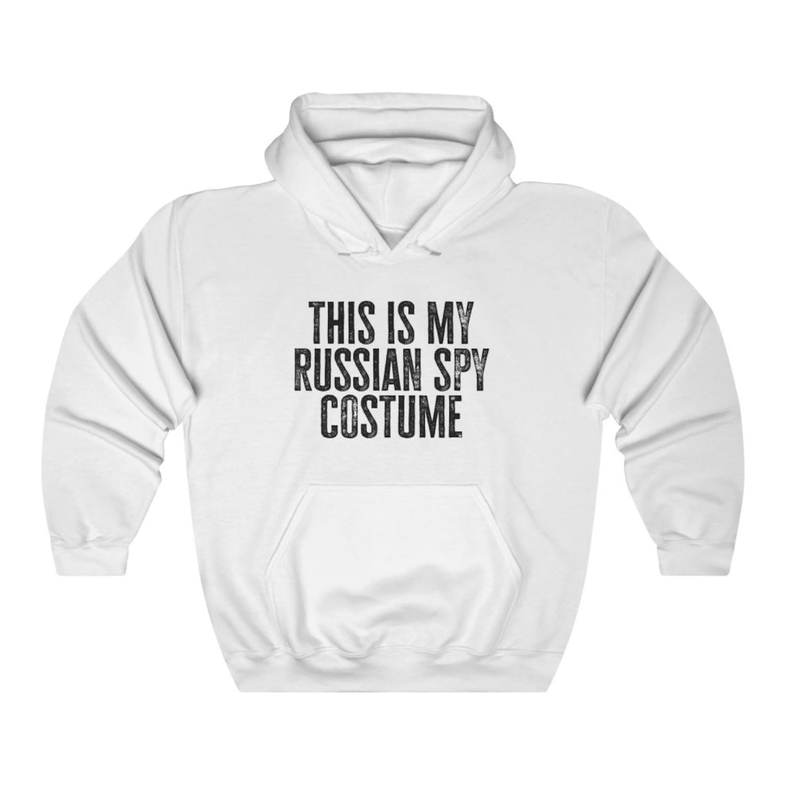 This is My Russian Spy Costume Halloween Hoodie Funny Hooded Etsy