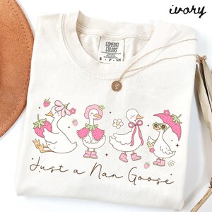 Camiseta &quot;Nanny Comfort Colors&quot;, camiseta &quot;Oose Grandma&quot;, camiseta &quot;New Grandma&quot;, camiseta &quot;Fresa&quot;, regalos de verano