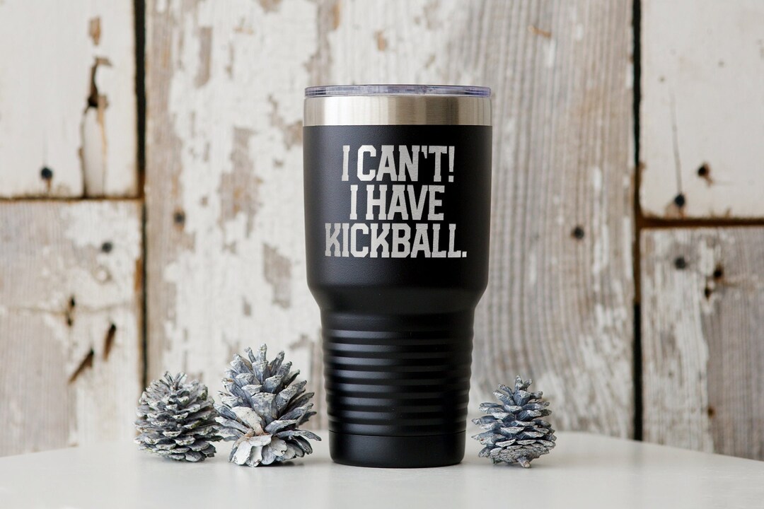 Kickball Player Mom Dad Tumbler, Funny Appreciation Gifts, Wine Lover