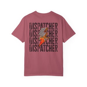 ディスパッチャー911バックプリントシャツ、ギフト、コンフォートカラーズ、Tシャツ、クルーネックTシャツ、クルーネック、半袖、メンズ・レディース 画像 9