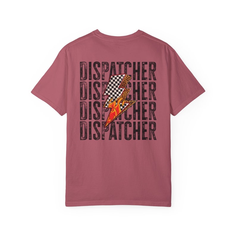 ディスパッチャー911バックプリントシャツ、ギフト、コンフォートカラーズ、Tシャツ、クルーネックTシャツ、クルーネック、半袖、メンズ・レディース 画像 9