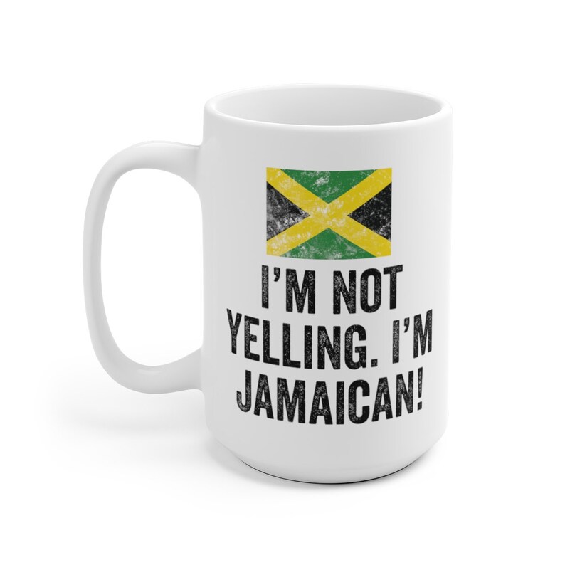 JAMAICA MUG Jamaican Gift Jamaican Flag Jamaica Flag Etsy
