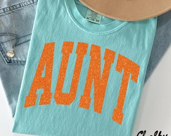 Halloween-Shirt für Tante in Wohlfühlfarben, T-Shirt für Tanten, Herbst-T-Shirt für Schwestern, T-Shirt für frischgebackene Tanten, Herbstgeschenke