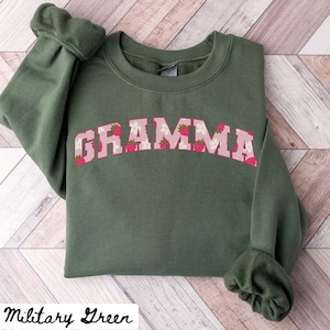 Gramma Sweatshirt, Mother&#39;s Day Gifts, Gramma Crewneck, Strawberry Gramma Shirts, Gramma Gifts