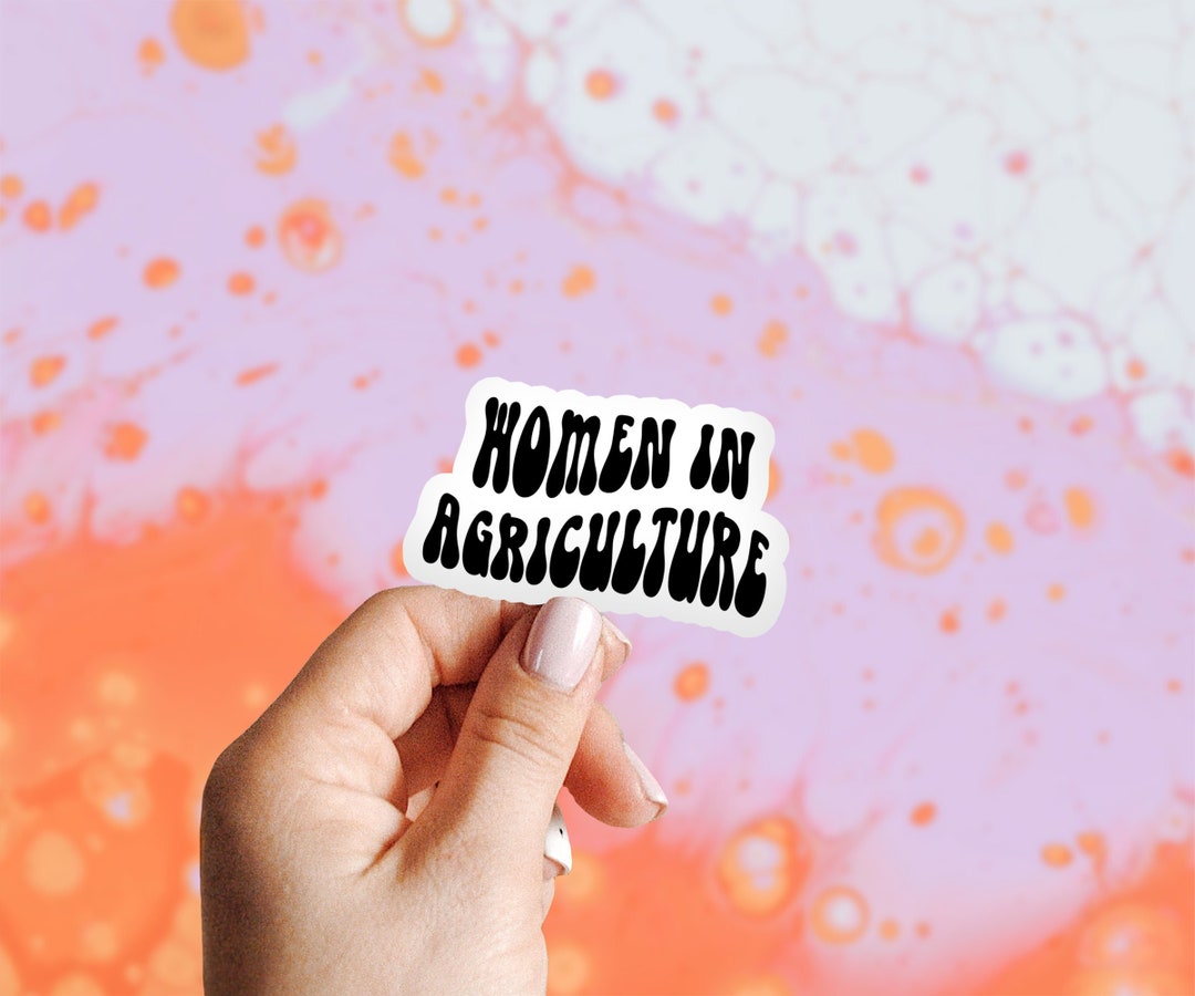 Women in Agriculture Ag School Graduation Sticker, Gifts, Kiss Cut, for ...