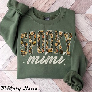 Mimi Sweatshirt, Halloween Grandma Shirt, New Fall Grandma Crewneck, Ghost Crew Neck, Autumn Gifts