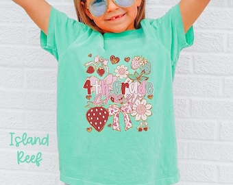 Comfort Colors Vierte Klasse Jugend Shirt, Zurück in die Schule Kinder T-Shirt, 4.Klasse T-Shirt, Studenten Geschenke, Jungen Mädchen, Erster Schultag