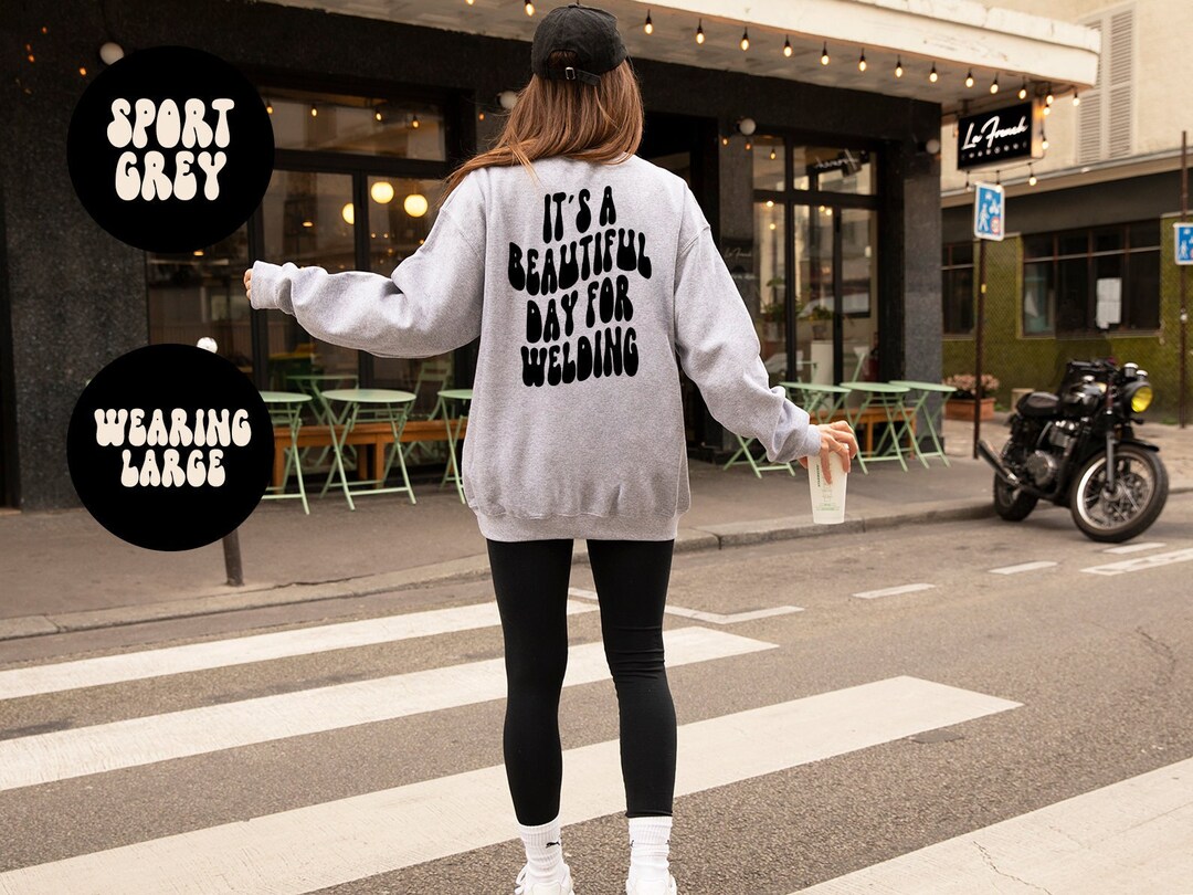 Pattern Print Welder Women's Sweatshirt