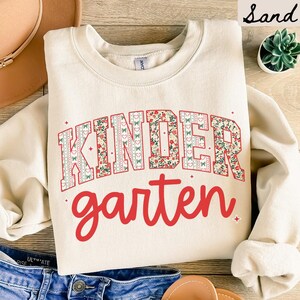 Kindergarten Team Sweatshirt, Weihnachten Lehrer Rundhalsausschnitt, Kindergarten Team Rundhalsausschnitt, Back to School T-Shirt, Kindergarten Abteilung Geschenke
