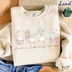 Bibliotheks-Team-Sweatshirt, Lehrer-Sweatshirt, Bibliothekar-Crewneck, Zurück zu Schult-shirt, Geschenke der Bibliotheks-Abteilung, Mannschaft