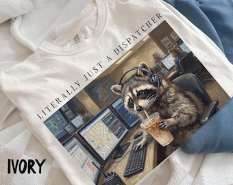 Komfortfärger Dispatcher-tröja, 911-dispatcher-tröja, examenspresent till nödjour, t-shirt