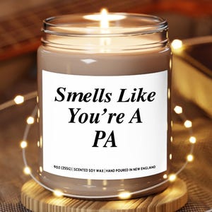 Funny Physician Assistant Candle, PA Gift Idea, PA School Graduation, PA Week, Doctor, Medical Student