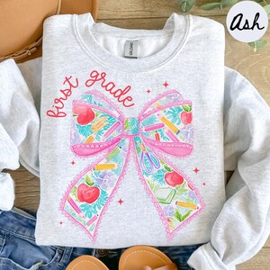 First Grade Team Sweatshirt, Teacher Sweatshirt, 1st Grade Crewneck, Back to School Tee, First Grade Department Gifts, Crew