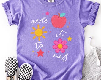 Camiseta Comfort Colors para el último día de clases para jóvenes, camiseta para niños de primaria, vacaciones de verano, camiseta para primer, segundo, tercer, cuarto y quinto grado, para niñas.